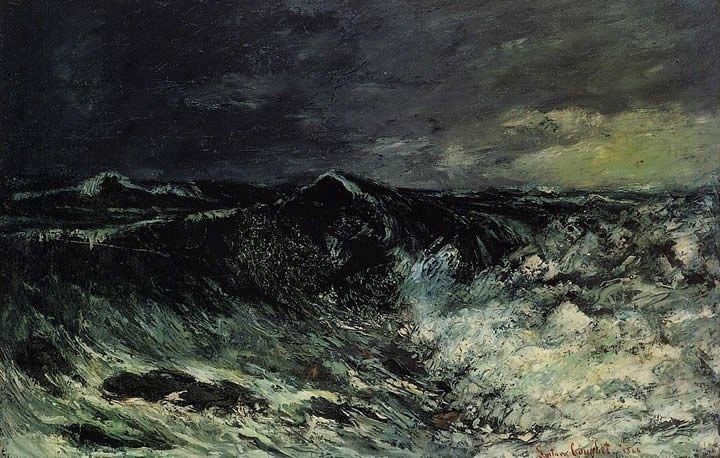 Gustave Courbet The Wave 2